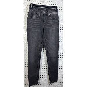 Lucky Brand mid rise ava super skinny denim jeans size 0/25